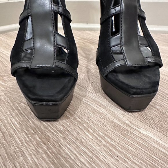 Gucci Daryl Leather and Suede Platforms Size 37 - Picture 8 of 14